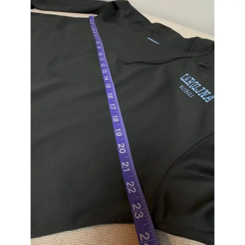 Nike Dri Fit 1/4 Zip Carolina TarHeels Baseball Anthracite Large Training Jacket